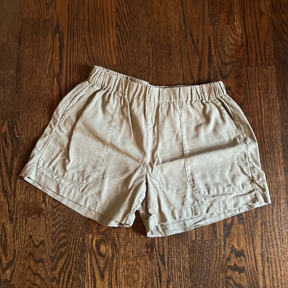Banana Republic Green Linen Blend Shorts- XS